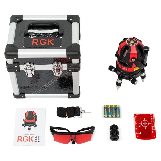 Лазерный уровень RGK UL-41 MAX с калибровкой