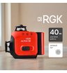 Лазерный уровень RGK ALPHA 3D с зелёным лучом