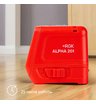 Лазерный уровень RGK ALPHA 201 с калибровкой с красным лучом