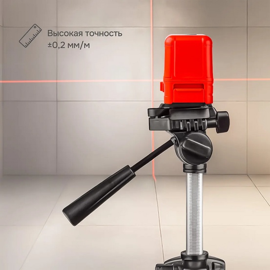 Лазерный уровень RGK ALPHA 201 с красным лучом