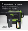 Комплект: лазерный уровень RGK PR-3G + штанга-упор