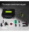 Комплект: лазерный уровень RGK PR-3G с калибровкой + штатив RGK LET-150, приемник RGK LD-9, рейка RGK LR-2