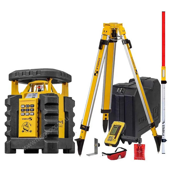 Ротационный нивелир STABILA LAR 350 с калибровкой+штатив BST-S+рейка NL