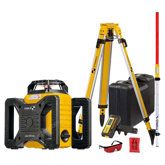 Ротационный нивелир STABILA LAR 160 с калибровкой + REC160 RG + BST-S + NL
