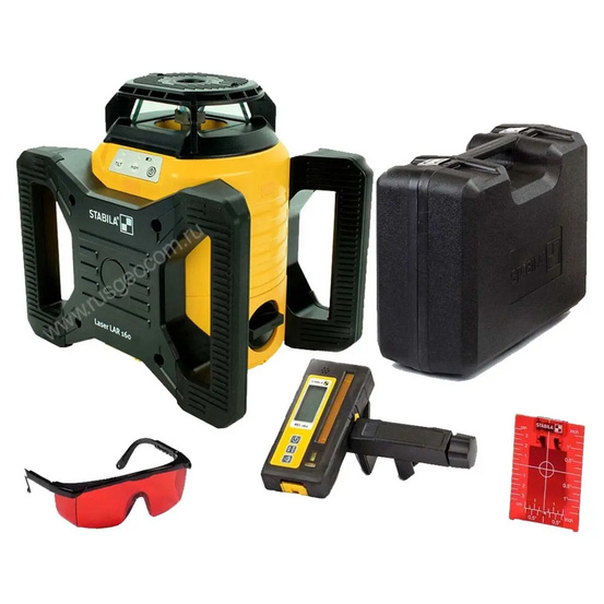 Ротационный лазерный нивелир STABILA LAR 160 с калибровкой + REC160 RG