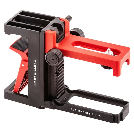 Комплект магнитный с микролифтом + крепление-зажим ADA BASE (MAGNETIC LIFT + WALL BRACKET) для лазерных нивелиров