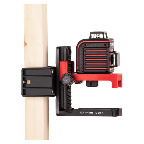 Комплект магнитный с микролифтом + крепление-зажим ADA BASE (MAGNETIC LIFT + WALL BRACKET) для лазерных нивелиров
