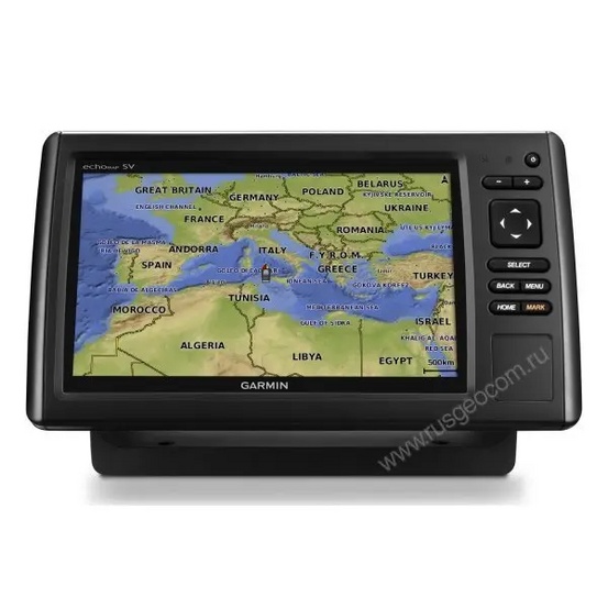 Картплоттер с эхолотом Garmin Echomap 92sv CHIRP с датчиком