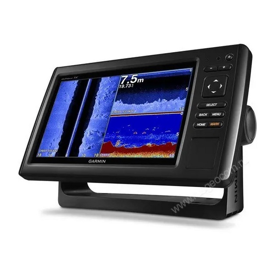 Картплоттер с эхолотом Garmin Echomap 92sv CHIRP с датчиком