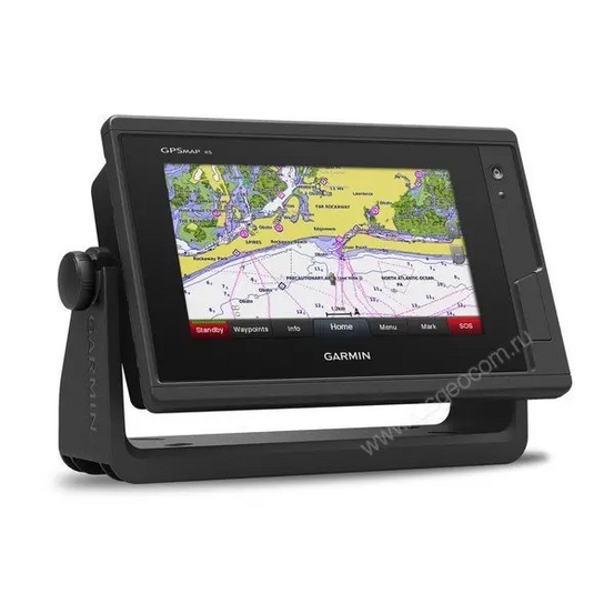 Картплоттер с эхолотом Garmin GPSMAP 722xs