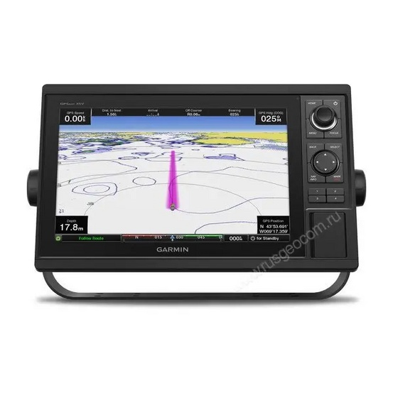 Картплоттер с эхолотом Garmin GPSMAP 1222xsv