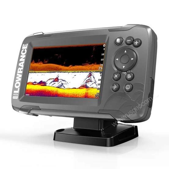 Эхолот-картплоттер Lowrance HOOK2-5 SPLITSHOT US COASTAL/ROW