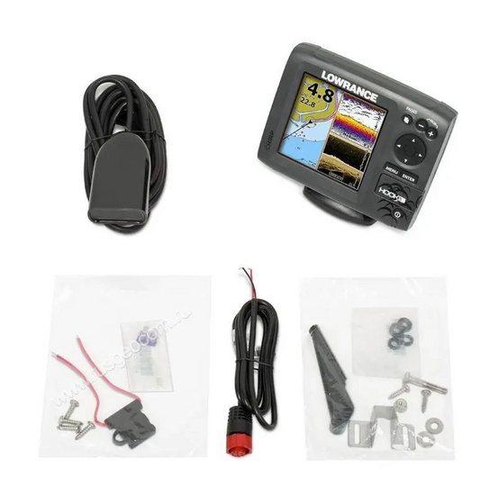 Картплоттер с эхолотом Lowrance Hook-5 Mid/High/DownScan™