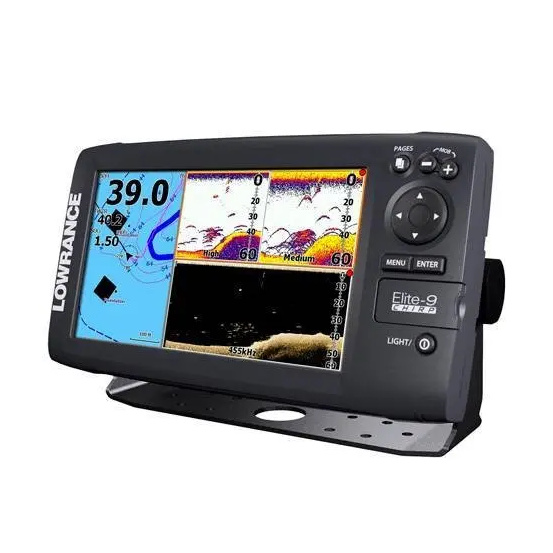 Картплоттер с эхолотом Lowrance Elite-9 CHIRP (83\200+455\800kHz)
