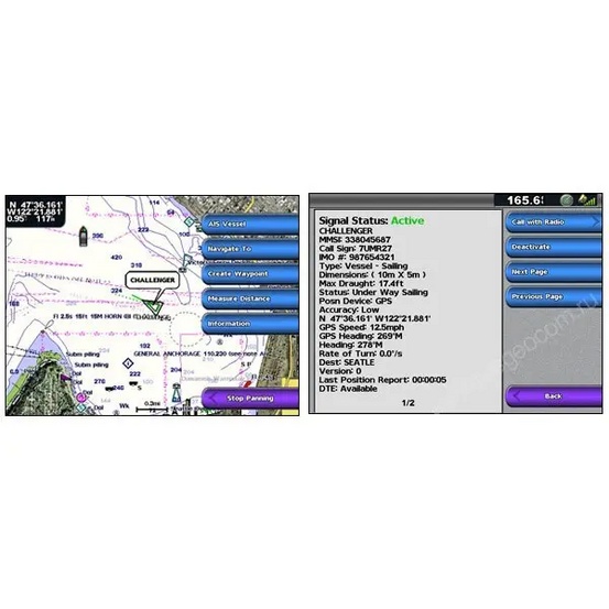 Радиостанция Garmin VHF 300i AIS Blk International