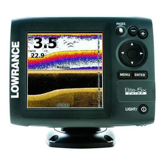 Эхолот Lowrance Elite-5x CHIRP (83\200+455\800kHz)