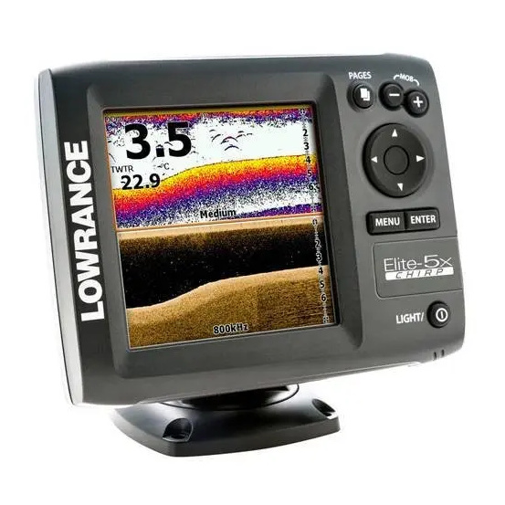 Эхолот Lowrance Elite-5x CHIRP (83\200+455\800kHz)