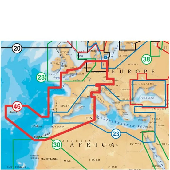Карта Navionics 46XG