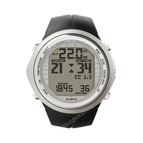 Компьютер для дайвинга SUUNTO DX Silver Elastomer