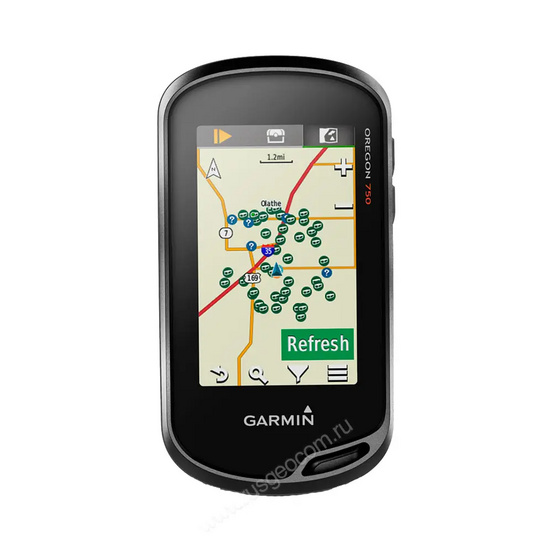 Навигатор Garmin Oregon 750t с картами России ТОПО 6