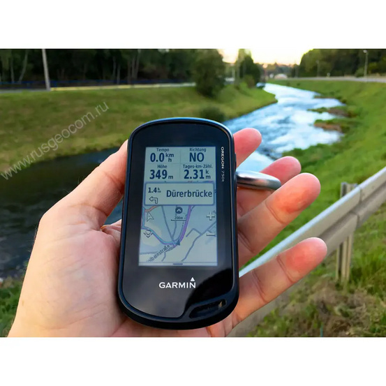 Навигатор Garmin Oregon 750t с картами России ТОПО 6