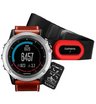 Навигатор-часы Garmin Fenix 3 Sapphire с кожаным ремешком и пульсометром HRM-Run