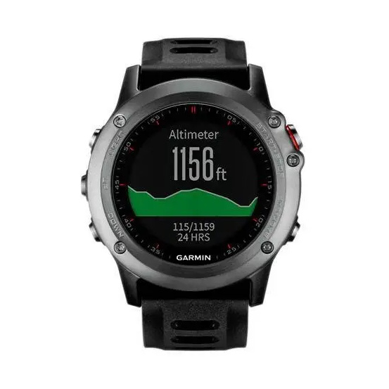 Навигатор-часы Garmin Fenix 3 Gray серые с черным ремешком