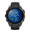 Часы Garmin Fenix 8 Slate Gray 47mm c черным ремешком