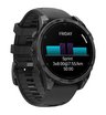 Часы Garmin Fenix 8 Slate Gray 47mm c черным ремешком