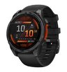 Часы Garmin Fenix 8 Slate Gray 47mm c черным ремешком