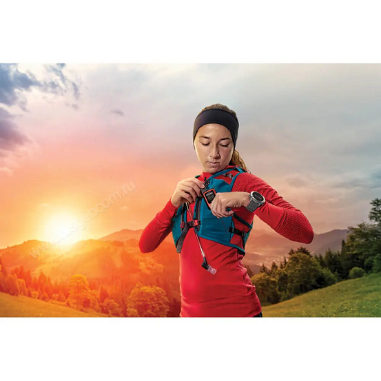 Часы Garmin Enduro титановый корпус с угольно-серым DLC-покрытием и черный нейлоновый ремешок UltraFit