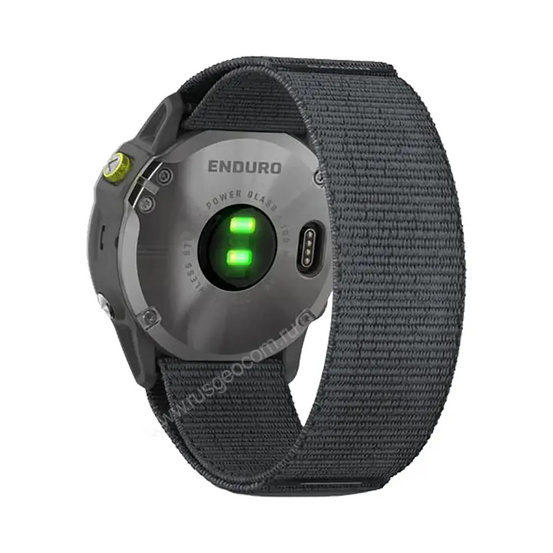 Часы Garmin Enduro стальной корпус и серый нейлоновый ремешок UltraFit