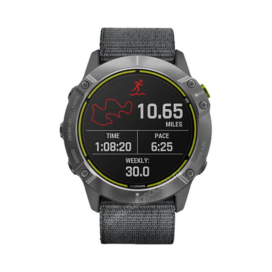 Часы Garmin Enduro стальной корпус и серый нейлоновый ремешок UltraFit