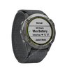 Часы Garmin Enduro стальной корпус и серый нейлоновый ремешок UltraFit