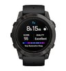 Часы Garmin EPIX PRO (Gen 2) Sapphire Edition 51 мм, титановый угольно-серый, DLC, черный силиконовый ремешок