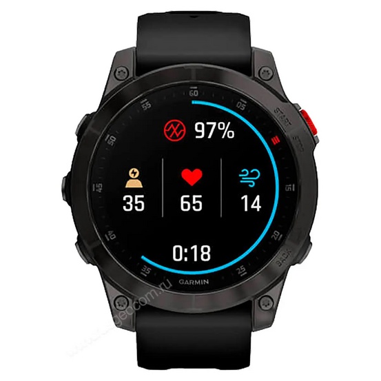 Часы Garmin Epix (Gen 2) Sapphire титановый черный DLC