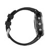Часы Garmin Fenix 5 Plus серебристые с черным ремешком