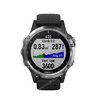 Часы Garmin Fenix 5 Plus серебристые с черным ремешком