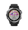 Часы Garmin Fenix 5 Plus серебристые с черным ремешком