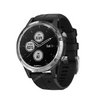 Часы Garmin Fenix 5 Plus серебристые с черным ремешком