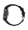 Часы Garmin Fenix 5 Plus серебристые с черным ремешком