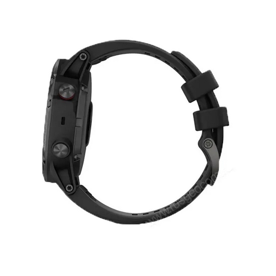 GPS-часы Garmin Fenix 5X PLUS Sapphire черные с черным ремешком