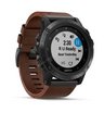 Смарт-часы Garmin Fenix 5x Plus,Sapph Slate Gray with Brown Leather Band