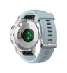 Часы Garmin Fenix 5S Plus белые с голубым ремешком