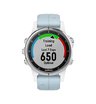Часы Garmin Fenix 5S Plus белые с голубым ремешком