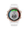 Часы Garmin Fenix 5S Plus розовое золото с белым ремешком
