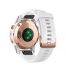 Часы Garmin Fenix 5S Plus розовое золото с белым ремешком