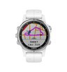 Часы Garmin Fenix 5S Plus Sapphire белые с белым ремешком