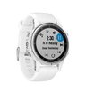 Часы Garmin Fenix 5S Plus Sapphire белые с белым ремешком
