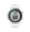 Часы Garmin Fenix 5S Plus Sapphire белые с белым ремешком